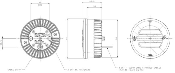 BMAC 95MM LED DRL-POSITION-INDICATOR (131) - Image 2